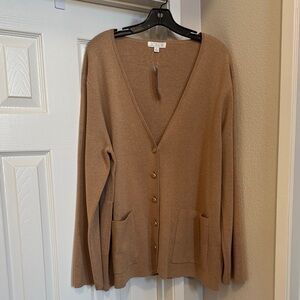 J. Crew Giselle V-Neck Button-Up Cardigan